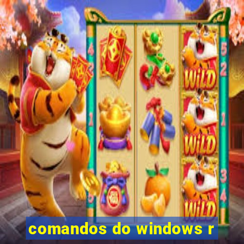 comandos do windows r